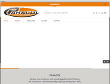 Tablet Screenshot of paracol.com.ar